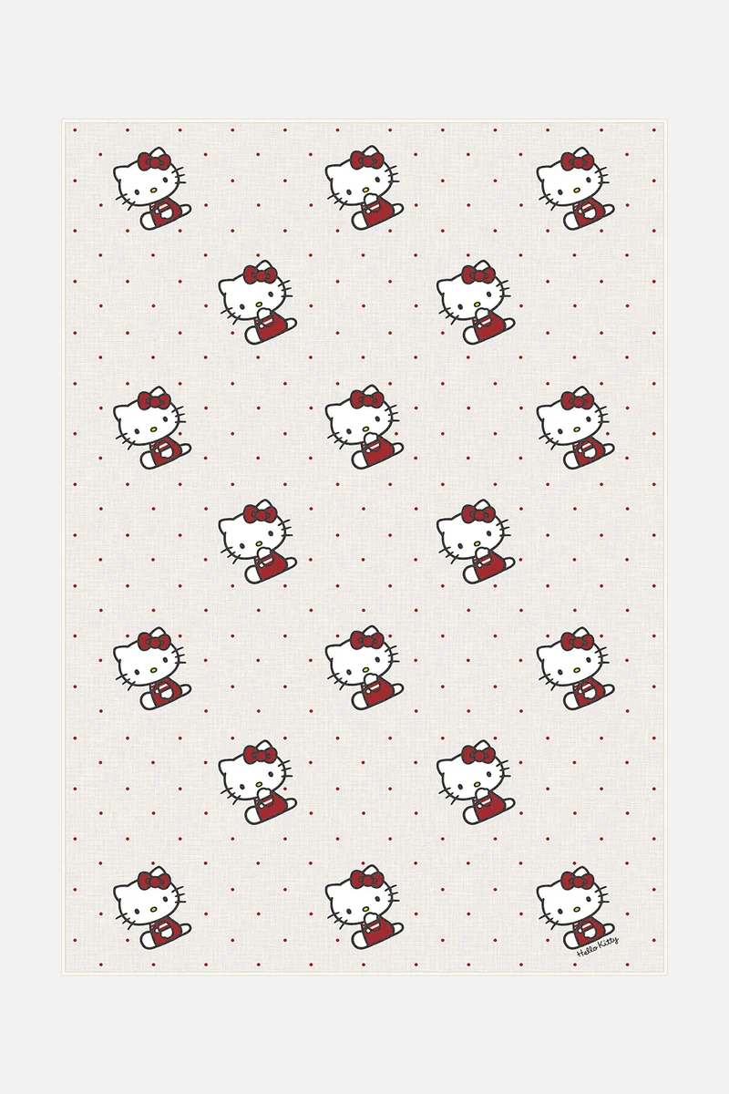 Hello Kitty Polkadot Kirsche Teppich