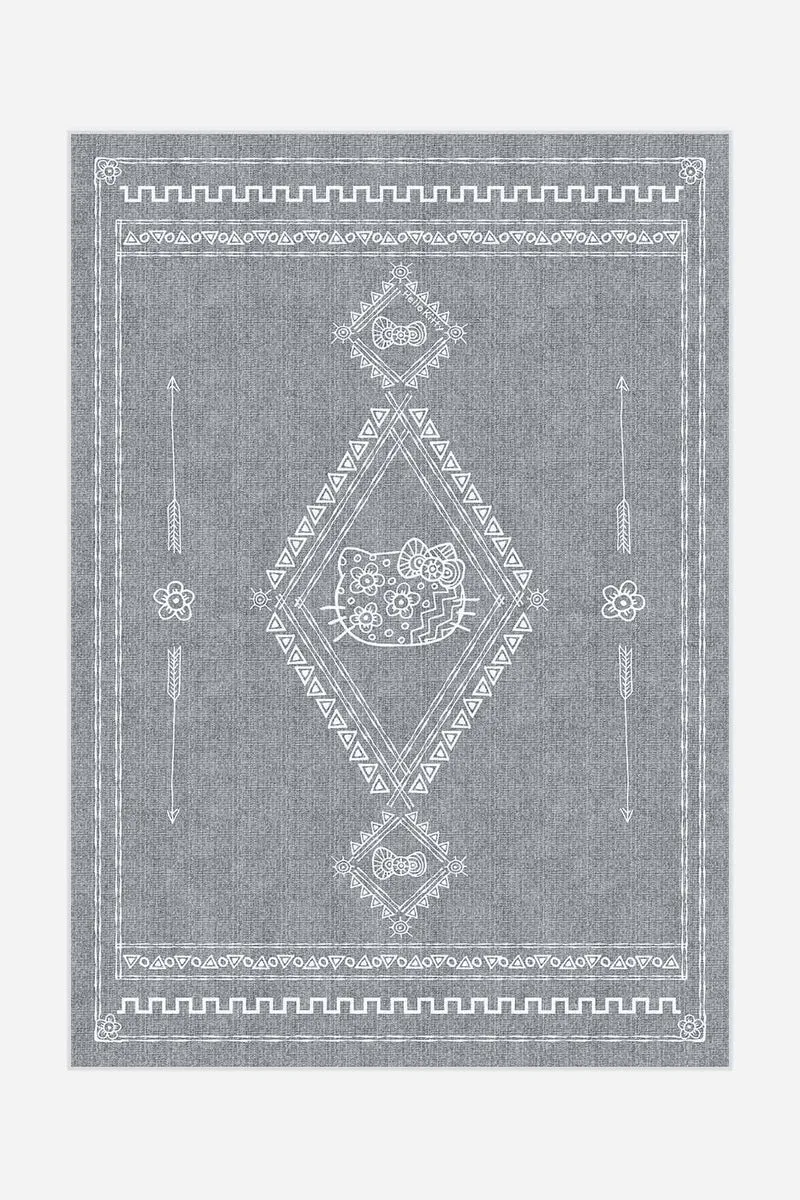 Hello Kitty Tribal Grau Teppich