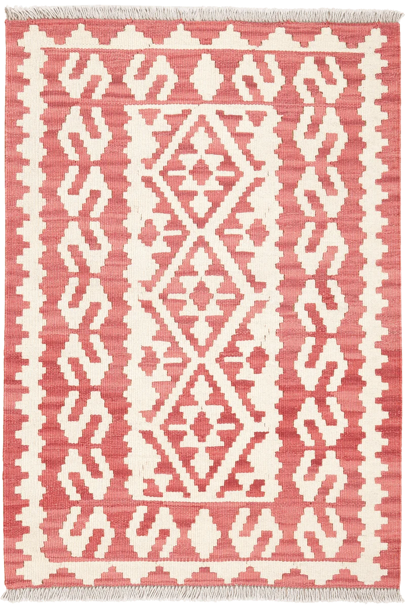 Kelim Gashgai · Handgewebt – Beige, 124x86 cm