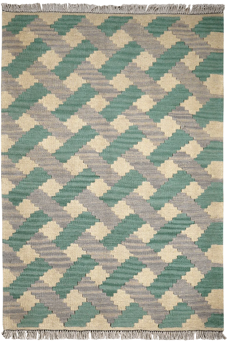 Kelim Gashgai · Handgewebt – Beige, 119x83 cm