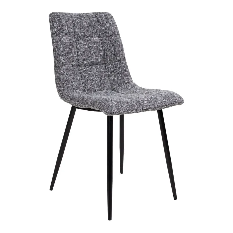 Moderner Stuhl LEIRIA (2er Set) grau