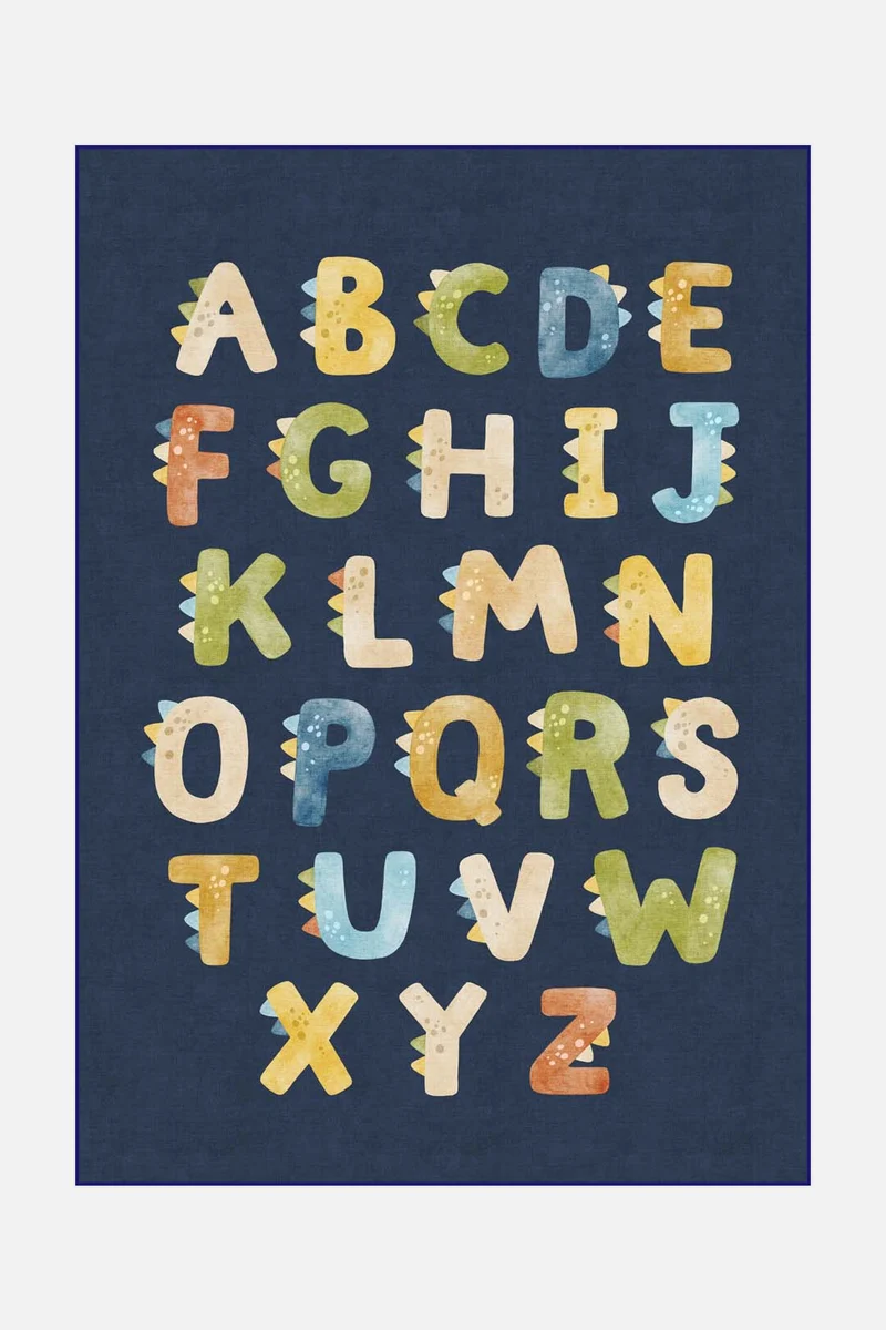 Dino Alphabet Teppich