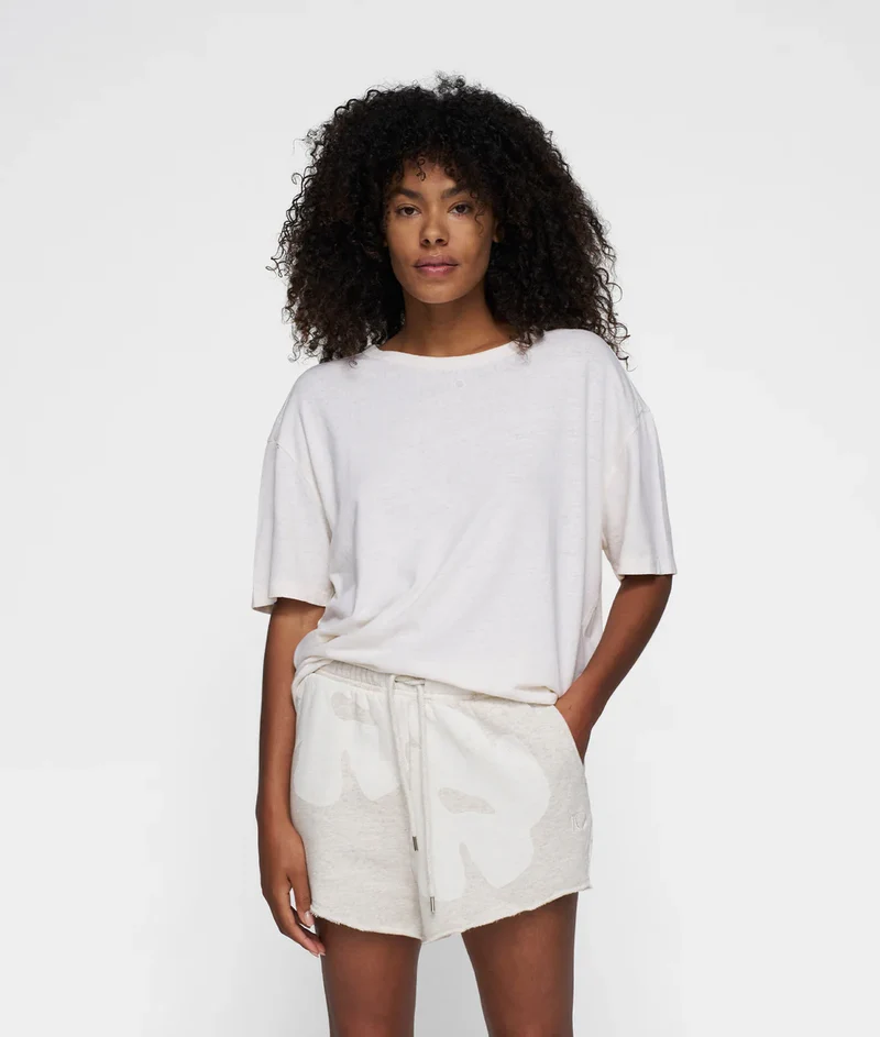 10DAYS AMSTERDAM Comfort Tee Linen Ecru