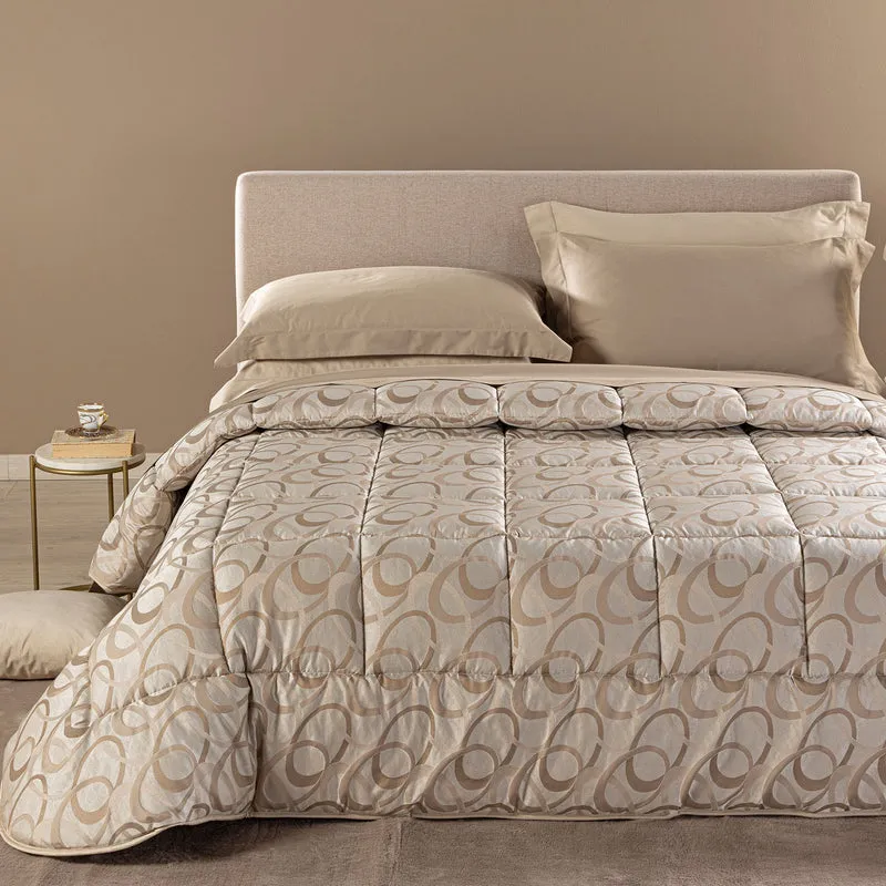 Trapunta Agata Floreale in Raso Jacquard 300 gr/mq