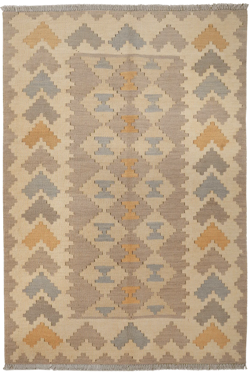 Kelim Gashgai · Handgewebt – Beige, 175x121 cm