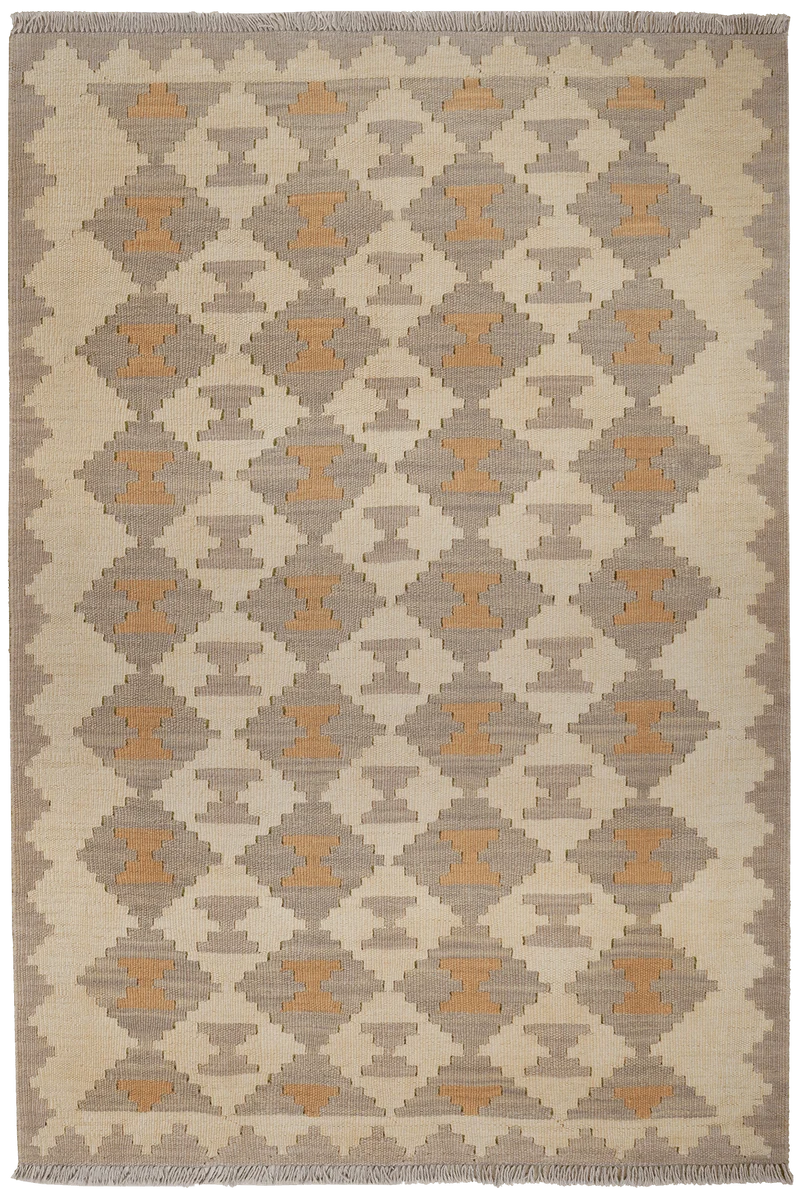 Kelim Gashgai · Handgewebt – Beige, 175x121 cm