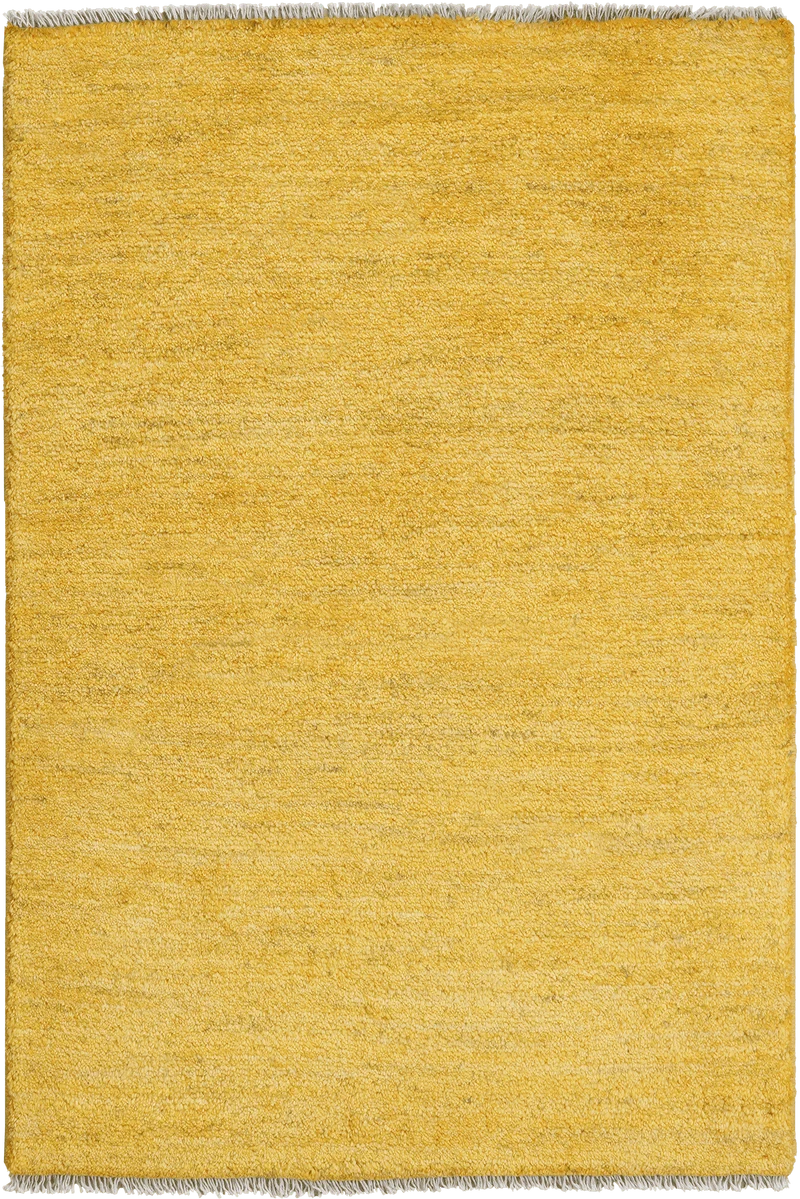 Gabbeh · Handgeknüpft – Gelb, 118x82 cm