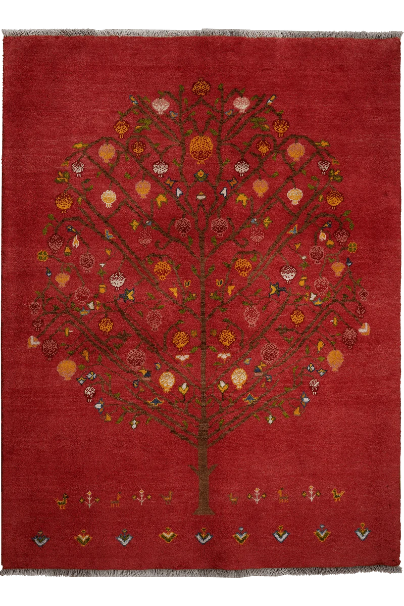Rizbaf · Handgeknüpft – Rot, 200x147 cm