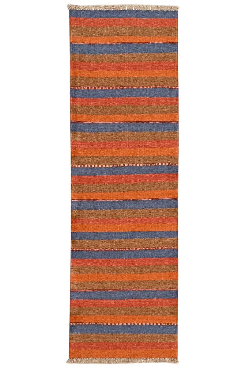 Kelim Gashgai · Handgewebt – Bunt, 192x60 cm