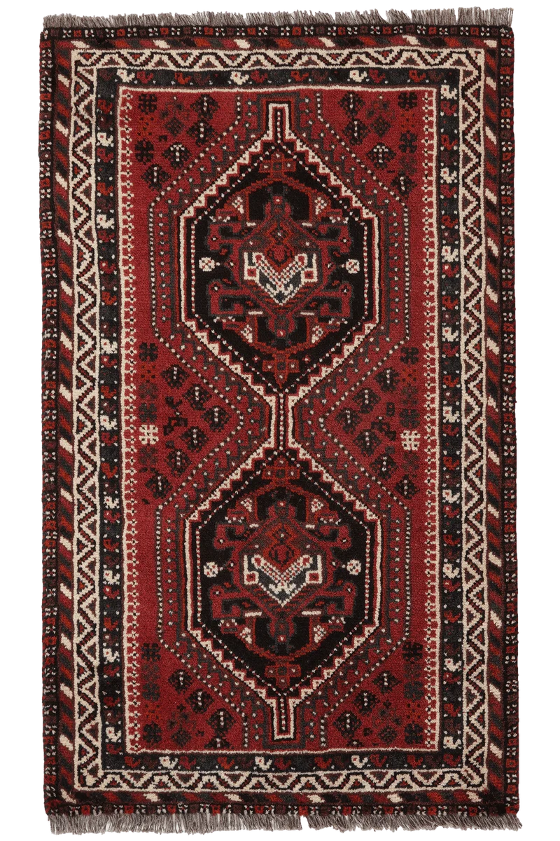 Shiraz · Handgeknüpft – Rot, 132x79 cm