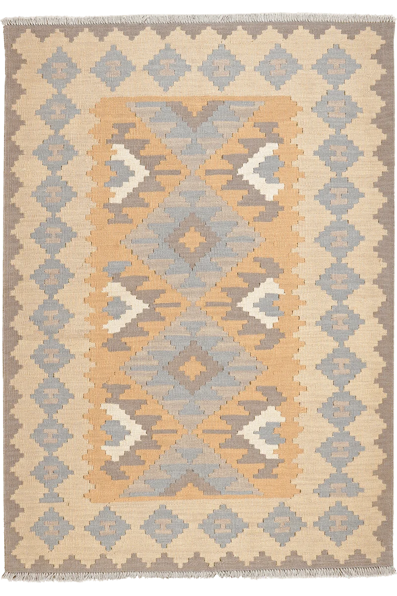 Kelim Gashgai · Handgewebt – Gelb, 170x119 cm