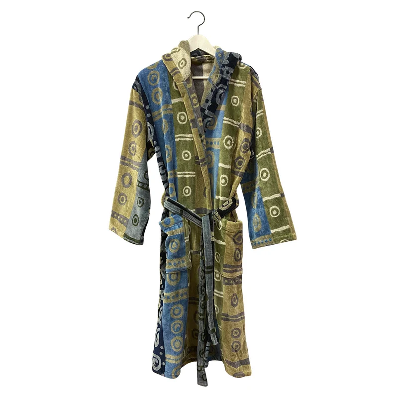 Accappatoio con Cappuccio etosha Moderno in Cotone 410 gr/mq