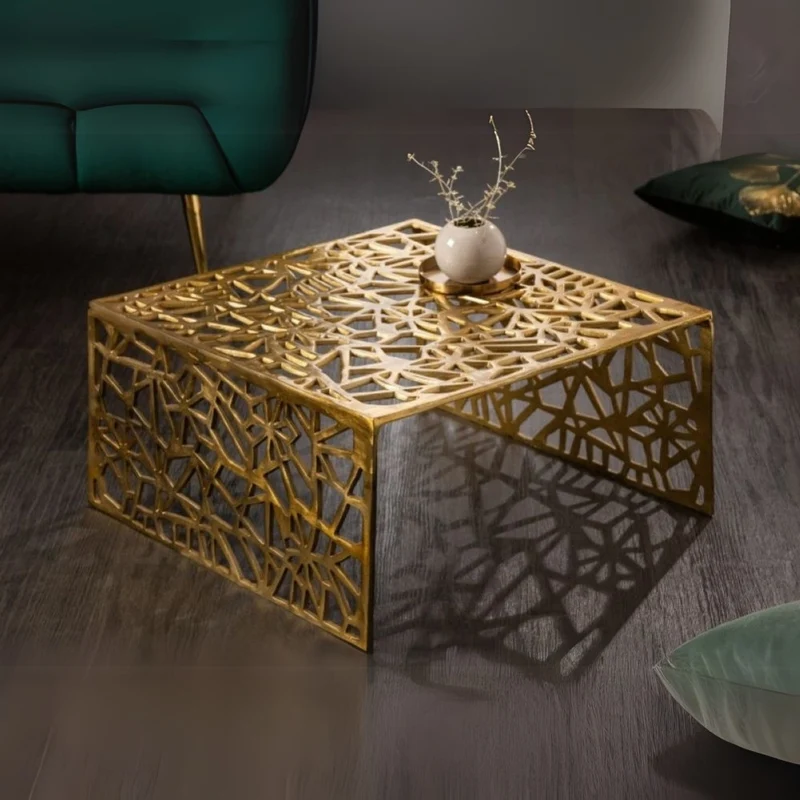 Design Couchtisch RIAS Aluminium ca.60cm gold