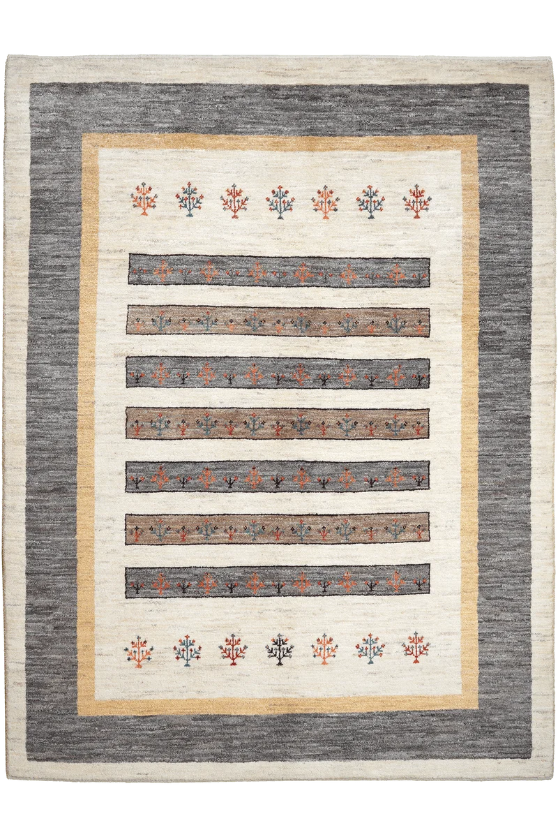 Gabbeh Sonnat · Handgeknüpft – Beige, 203x152 cm
