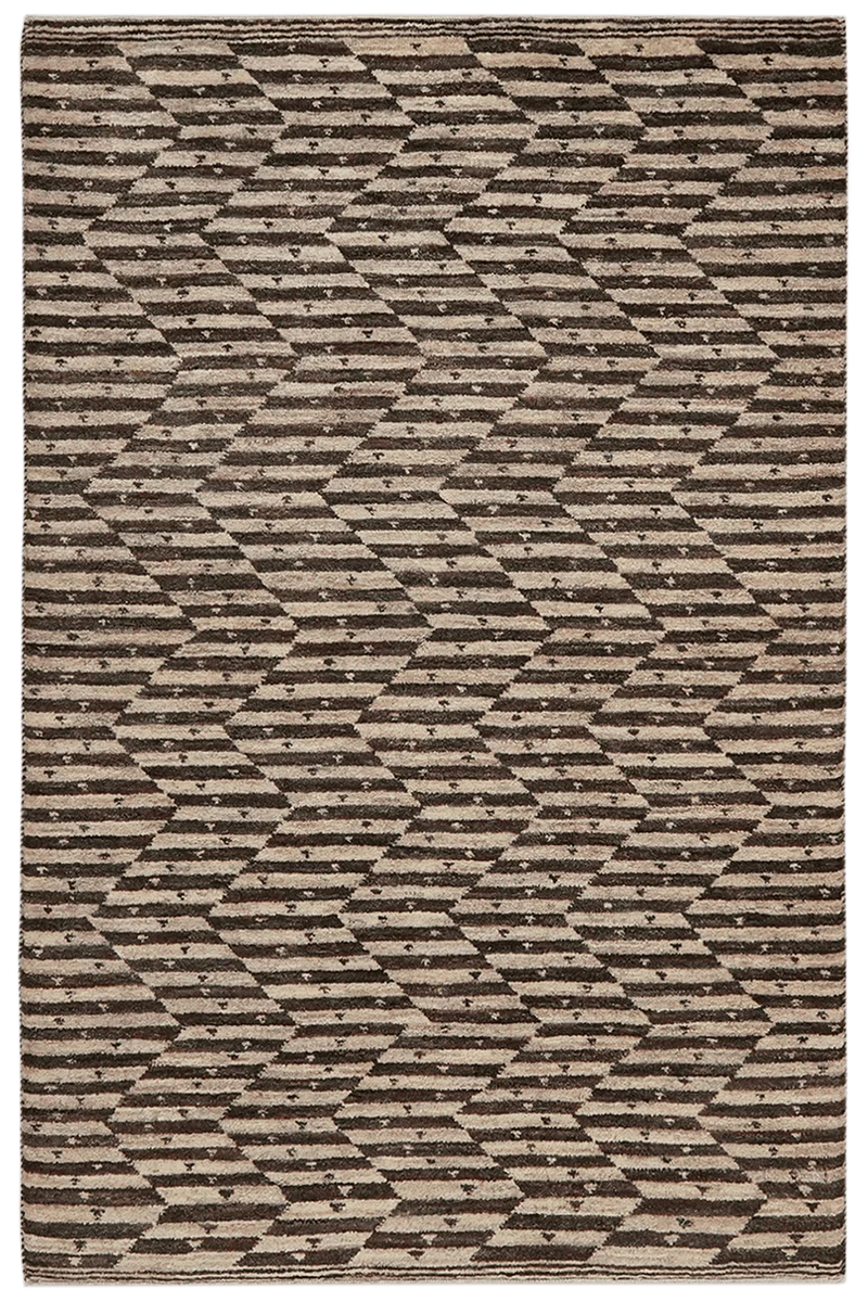 Rizbaf · Handgeknüpft – Beige, 126x82 cm