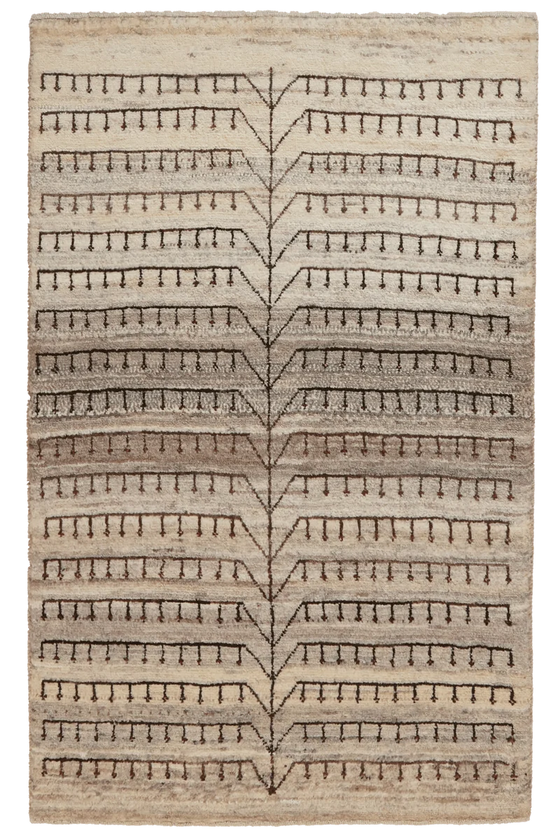 Rizbaf · Handgeknüpft – Beige, 128x80 cm