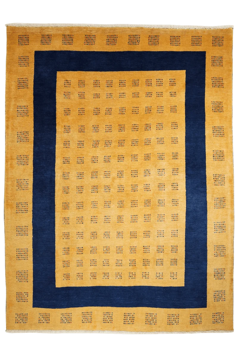 Rizbaf · Handgeknüpft – Gelb, 269x200 cm