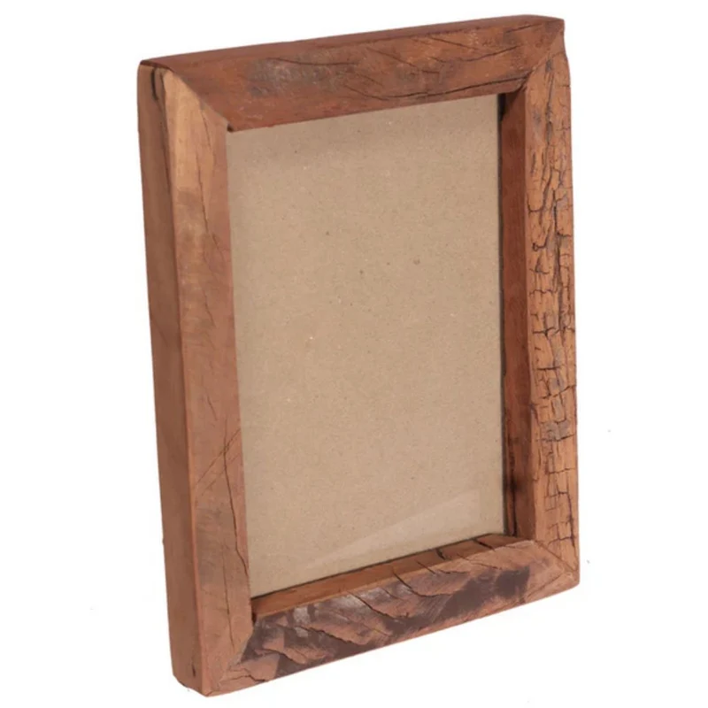 Massiver Photorahmen VECCHIO für 15x20cm Photos recyceltes Holz