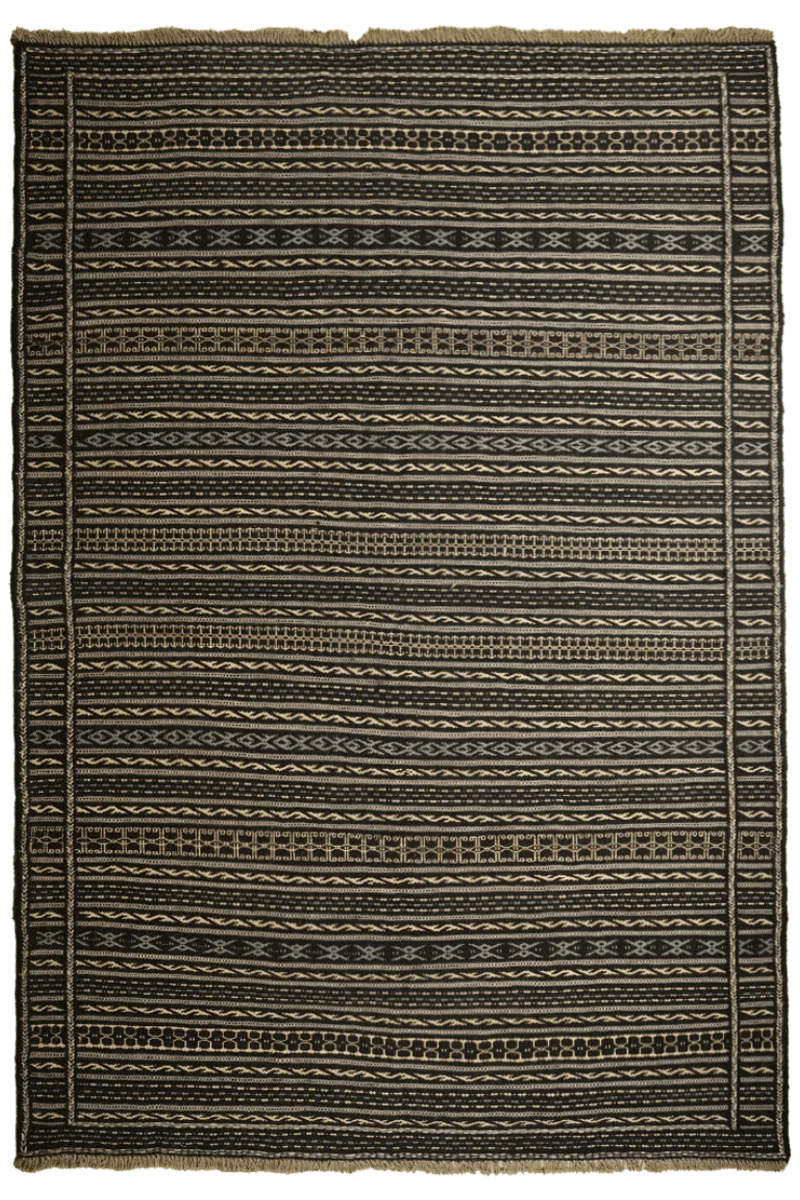 Kelim Kordi · Handgewebt – Beige, 247x169 cm