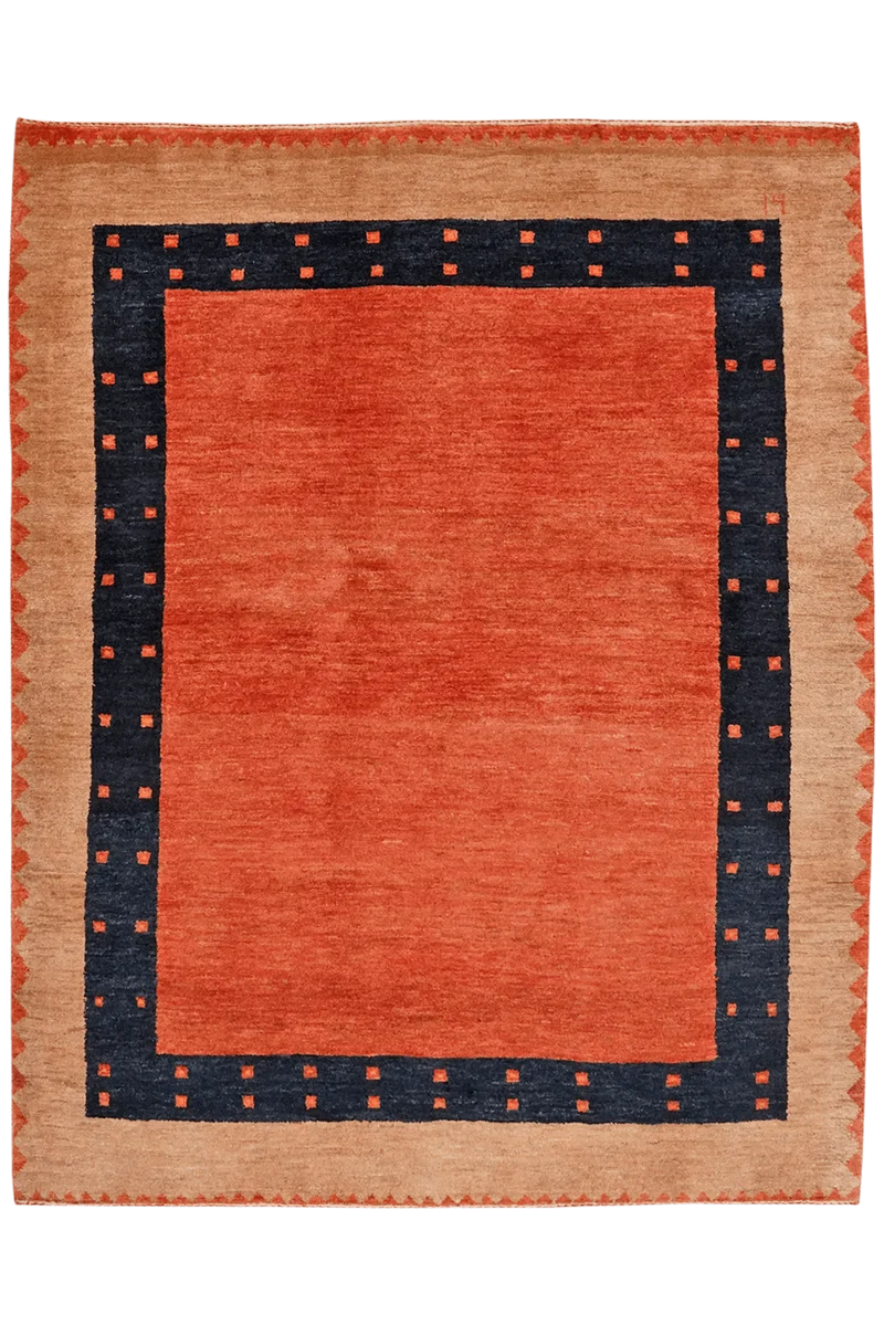 Rizbaf · Handgeknüpft – Rot, 160x125 cm