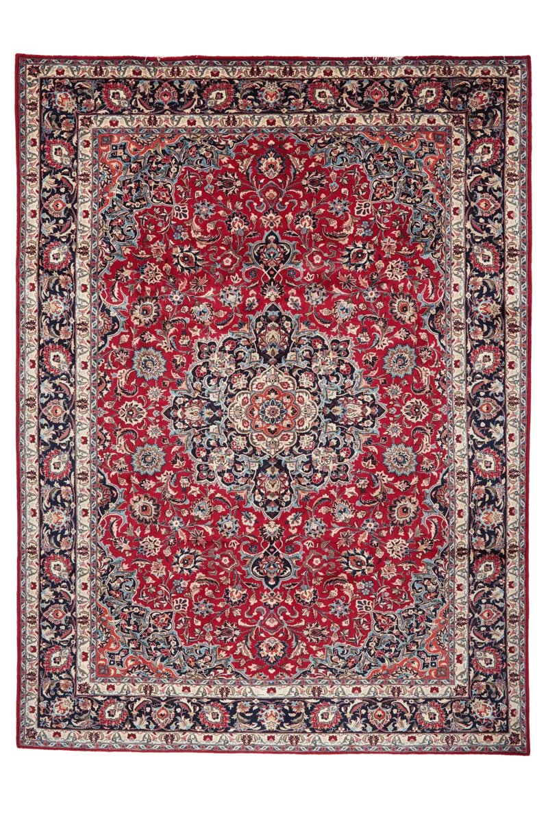 Mashad · Handgeknüpft – Rot, 338x247 cm