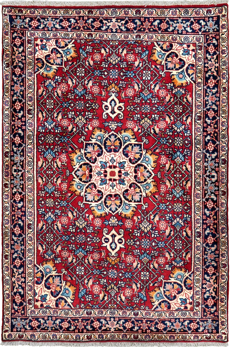 Bidjar Zandjan · Handgeknüpft – Rot, 149x100 cm