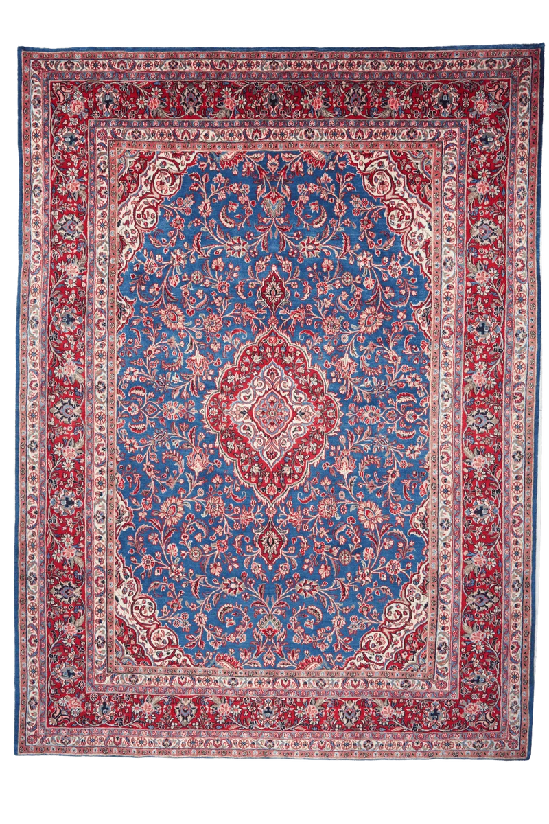 Ekbatan · Handgeknüpft – Blau, 373x272 cm