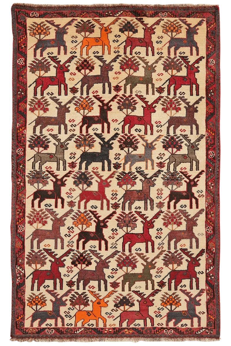 Gashgai · Handgeknüpft – Beige, 161x102 cm