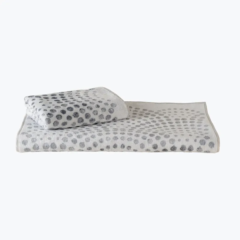 Asciugamano con Ospite matera silver Moderno in Spugna 500 gr/mq