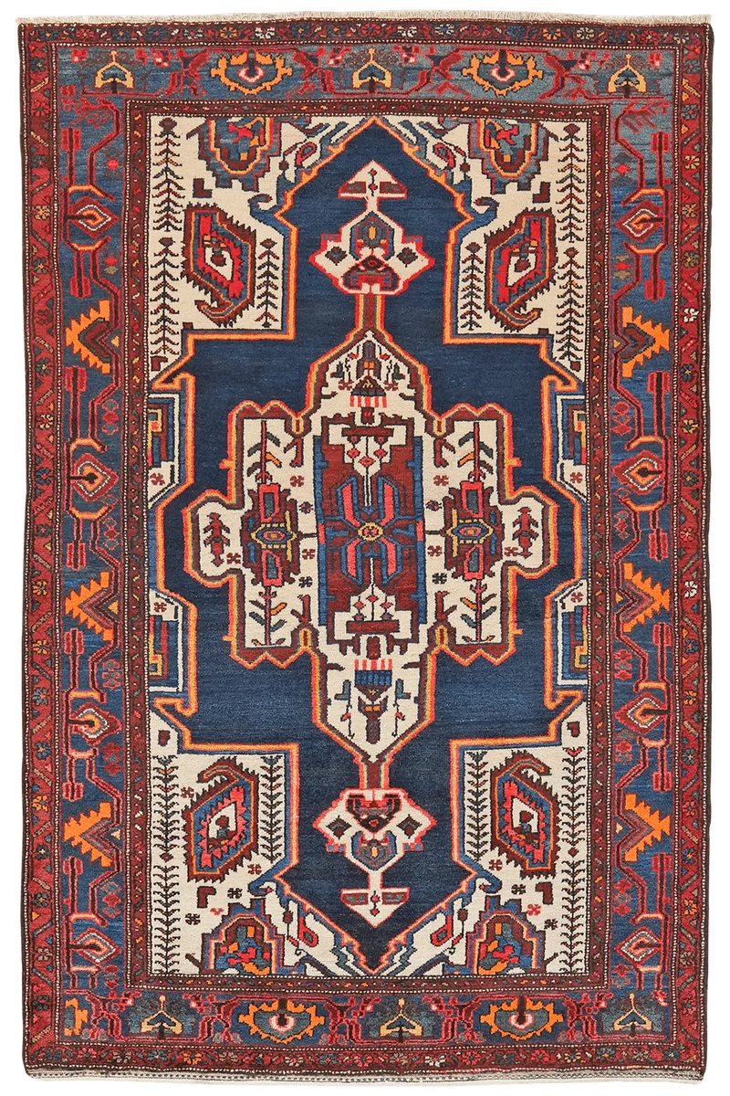 Aghbolagh · Handgeknüpft – Blau, 206x131 cm