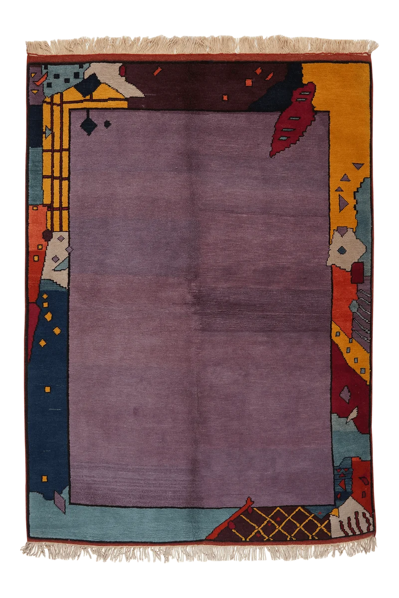 Konya · Handgeknüpft – Violett, 190x136 cm