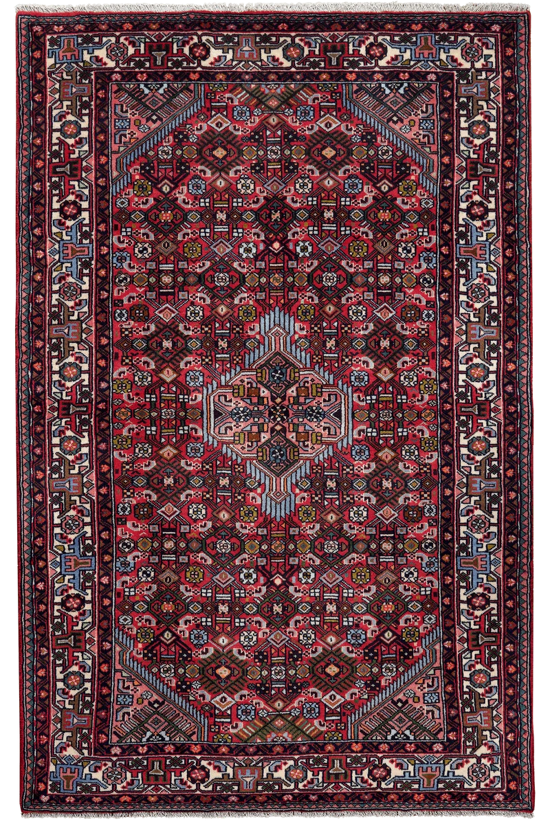 Assadabad · Handgeknüpft – Rot, 200x127 cm