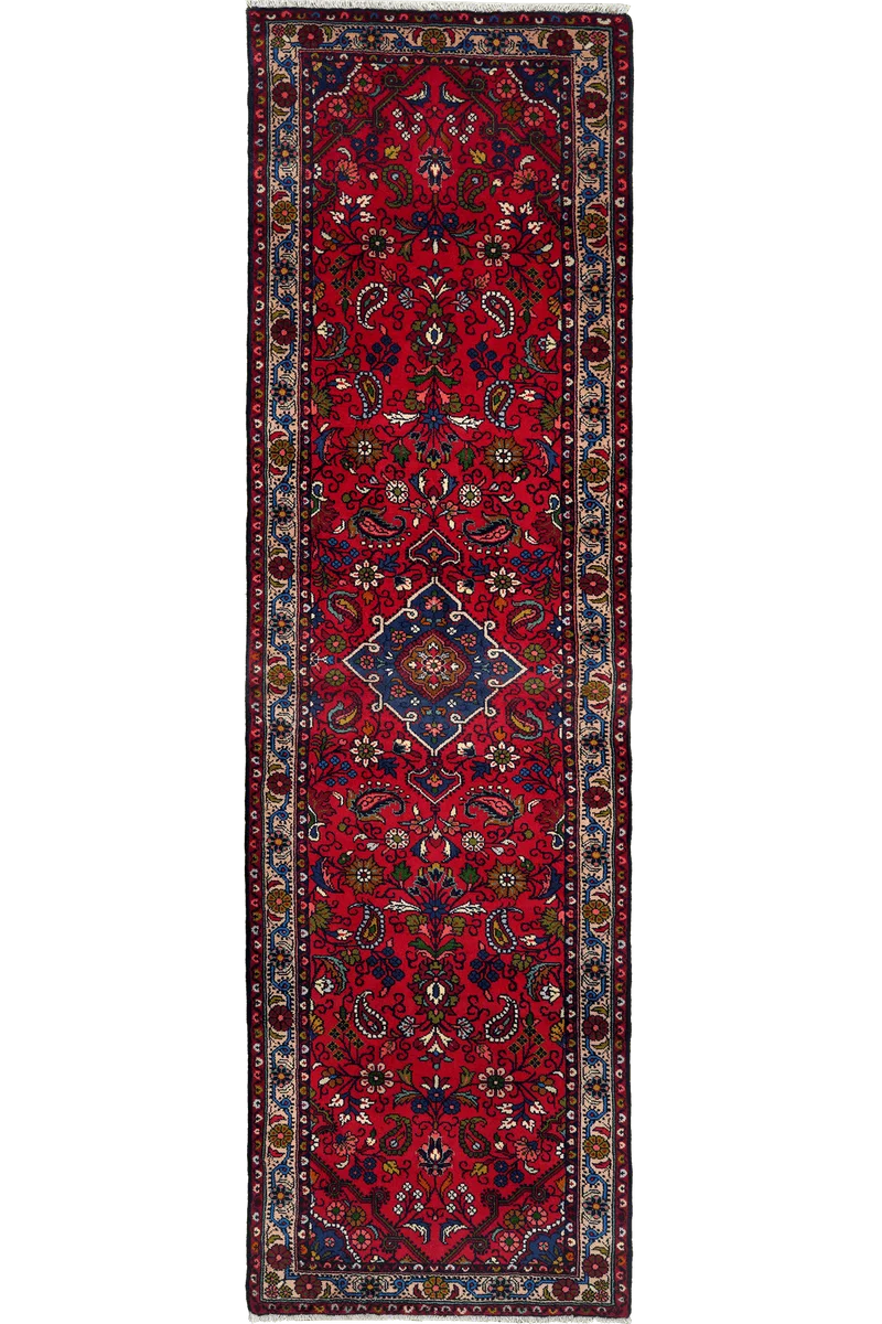 Mehreban · Handgeknüpft – Rot, 292x82 cm