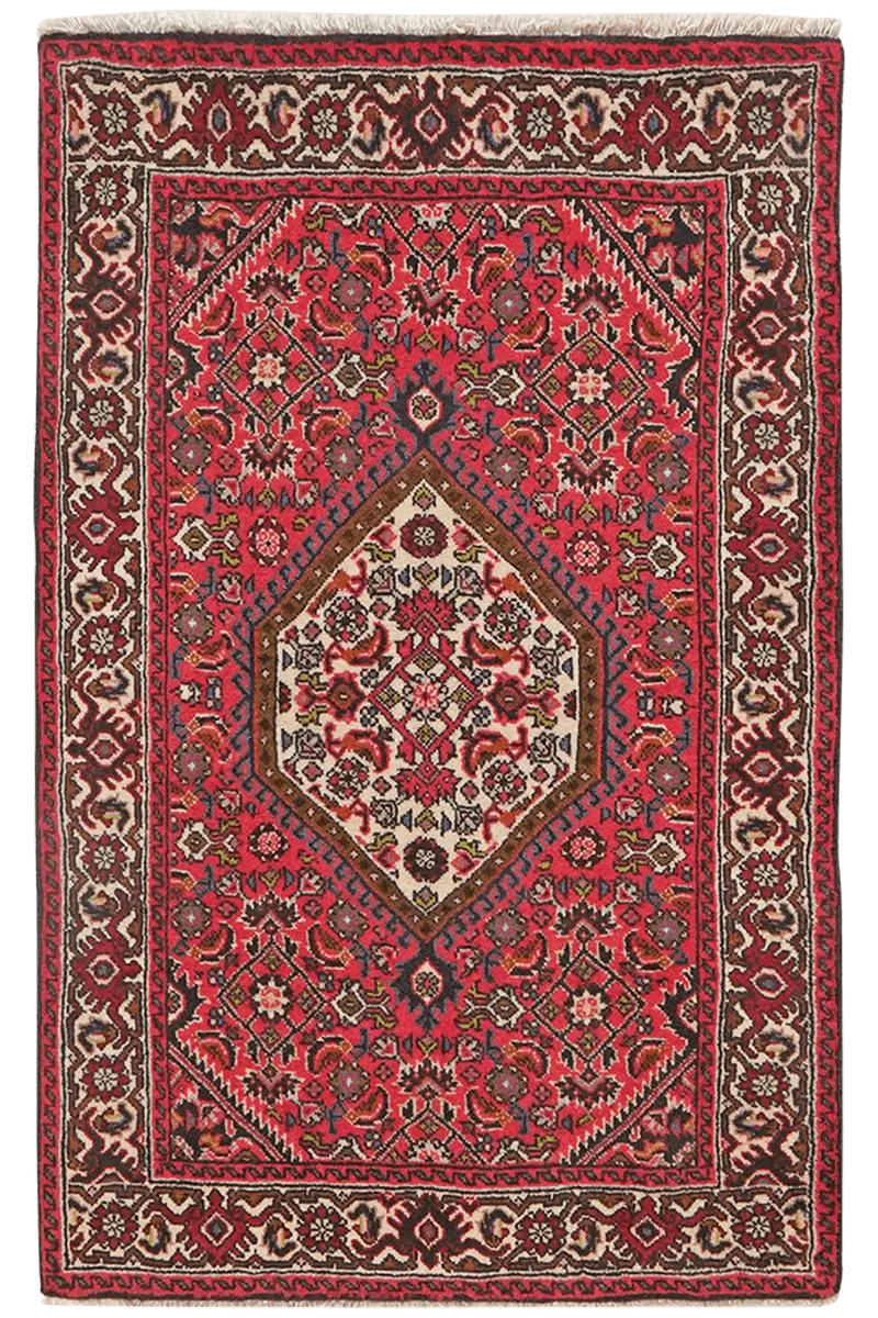 Bidjar Zandjan · Handgeknüpft – Rot, 101x63 cm