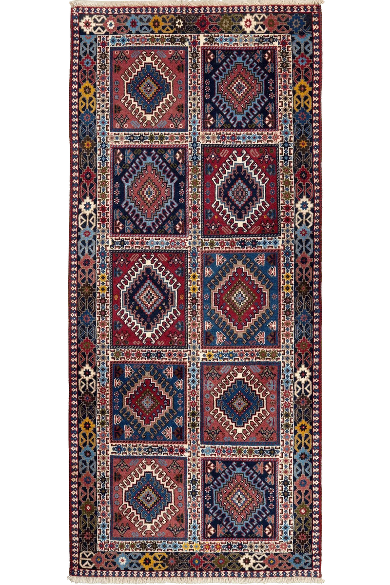 Yalameh · Handgeknüpft – Bunt, 193x82 cm
