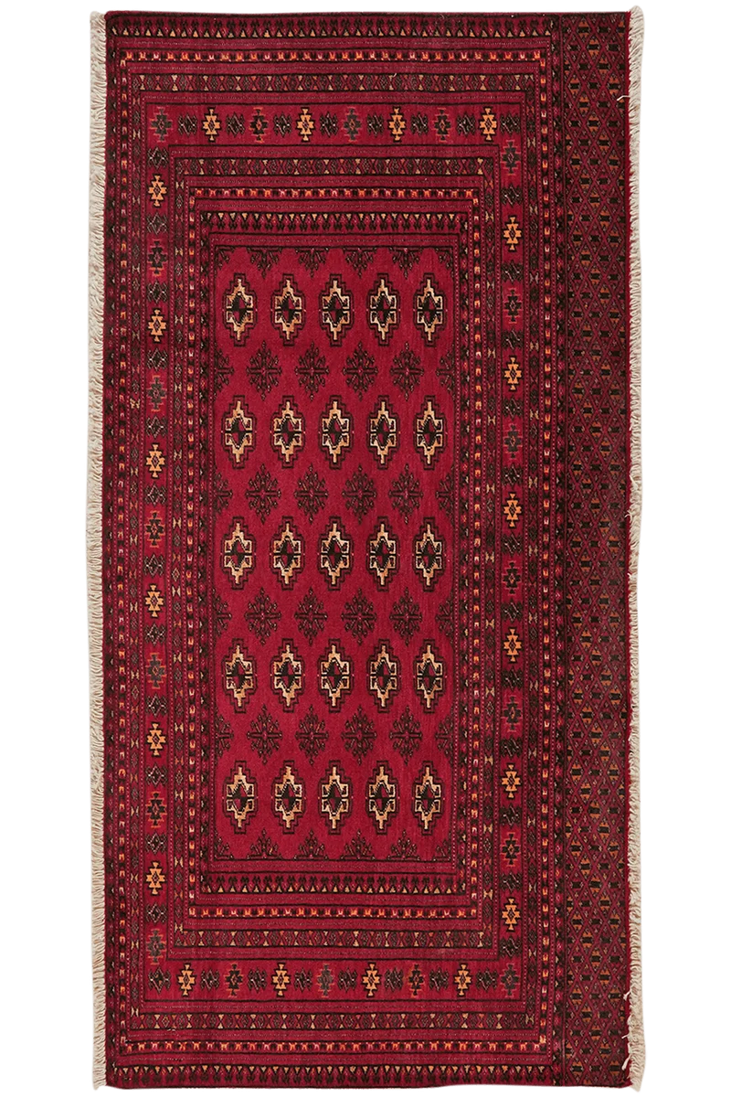 Belutch · Handgeknüpft – Rot, 74x146 cm