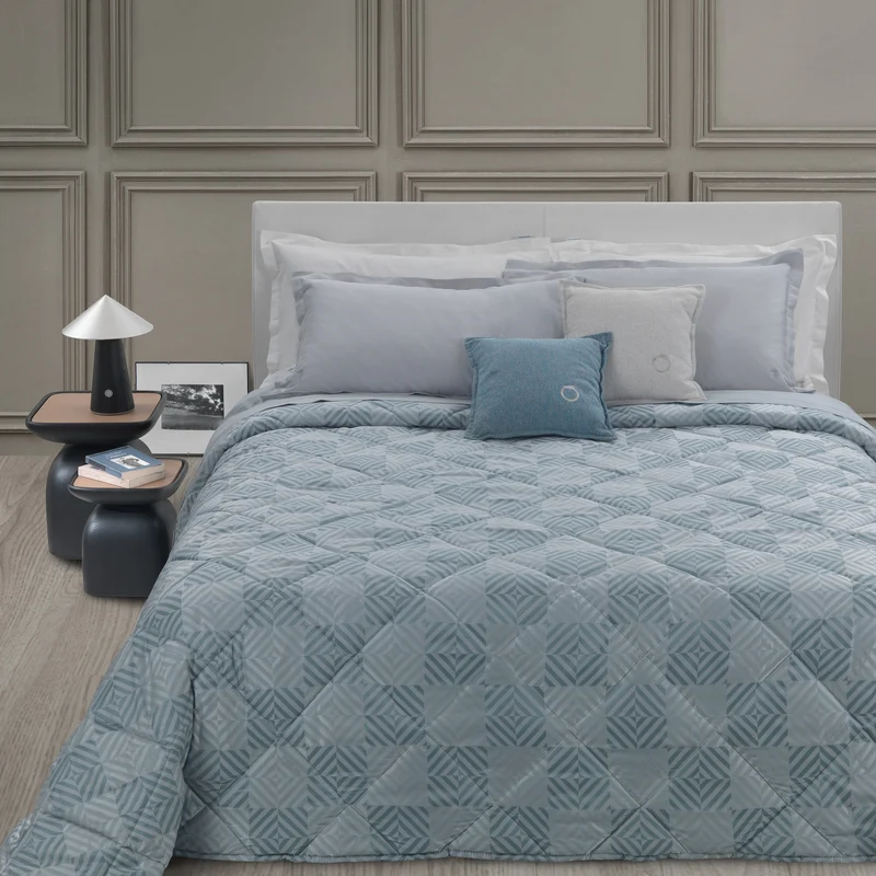 Trapunta Rombhus in Raso Jacquard 300 gr/mq