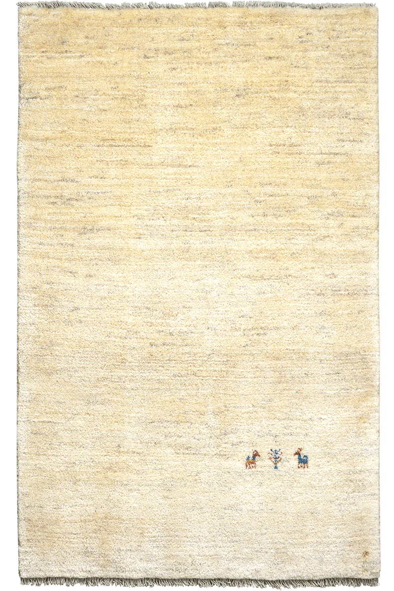 Gabbeh · Handgeknüpft – Beige, 146x95 cm