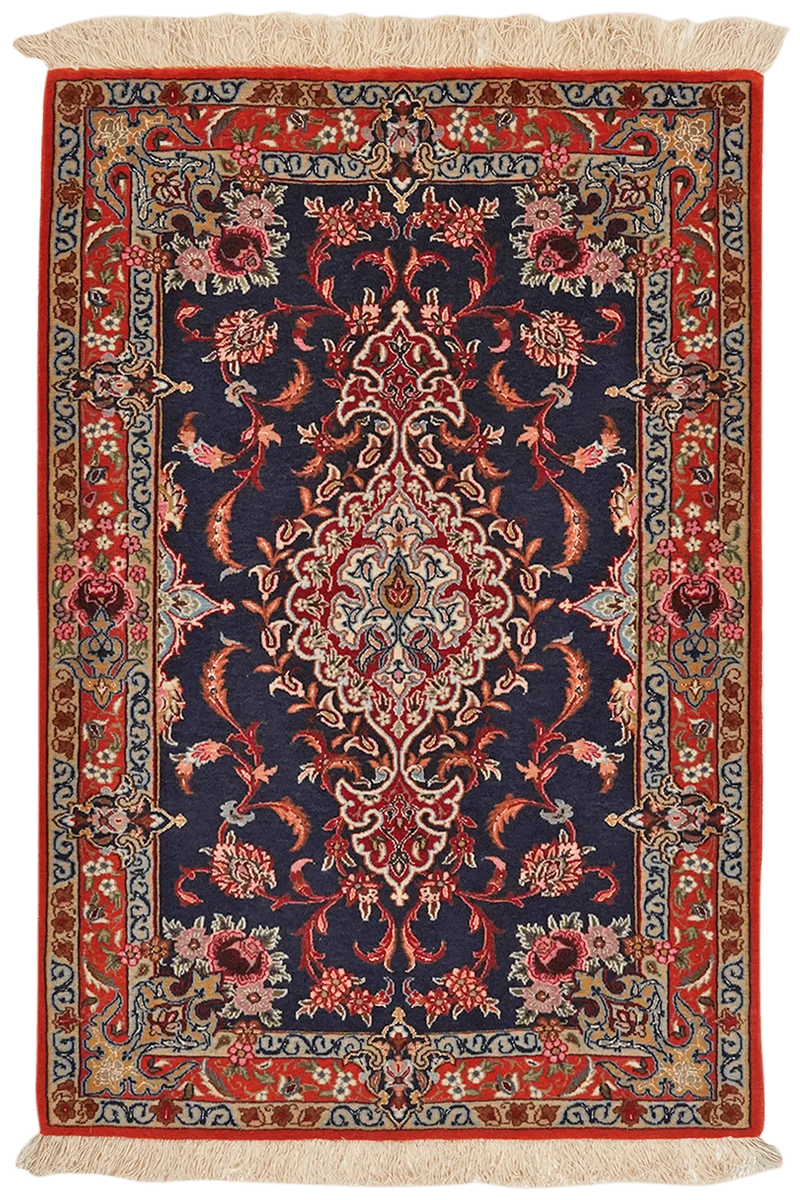 Isfahan · Handgeknüpft – Blau, 113x77 cm