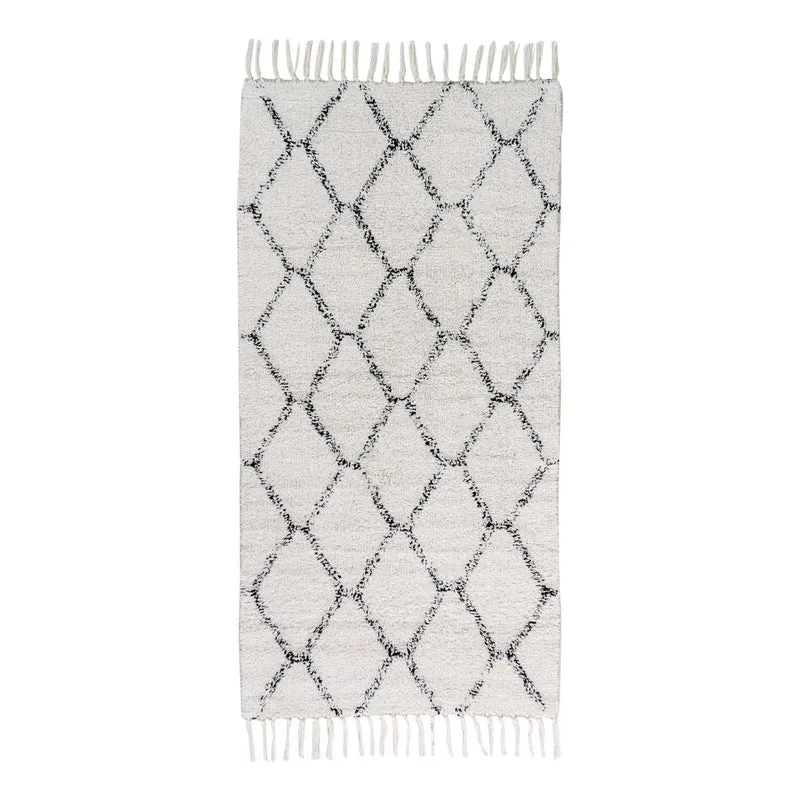 Moderner Teppich RUGGO Baumwolle mit Druck 135x65 cm