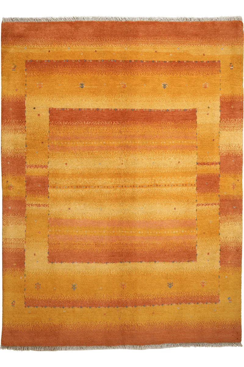 Rizbaf · Handgeknüpft – Orange, 202x149 cm