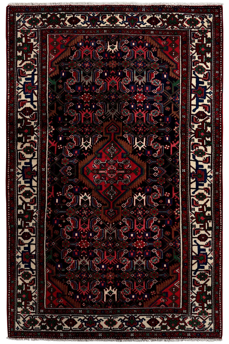 Assadabad · Handgeknüpft – Blau, 210x135 cm