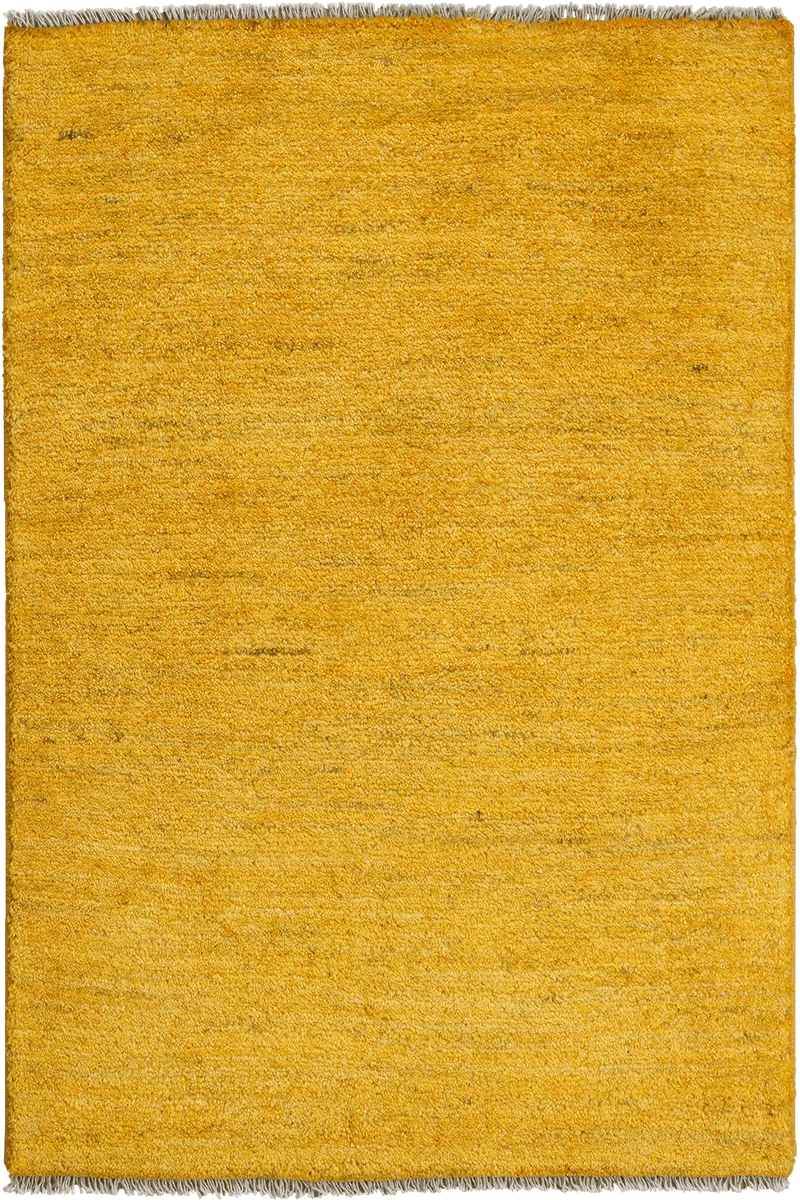Gabbeh · Handgeknüpft – Gelb, 119x81 cm