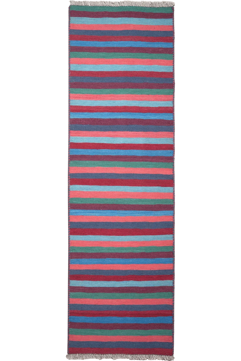 Kelim Gashgai · Handgewebt – Bunt, 196x56 cm