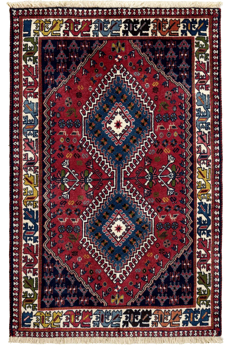 Yalameh · Handgeknüpft – Rot, 128x81 cm
