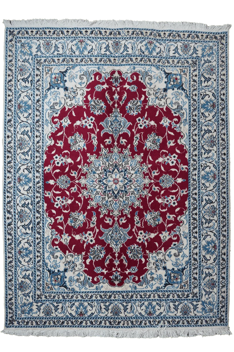 Nain 12La · Handgeknüpft – Rot, 200x150 cm