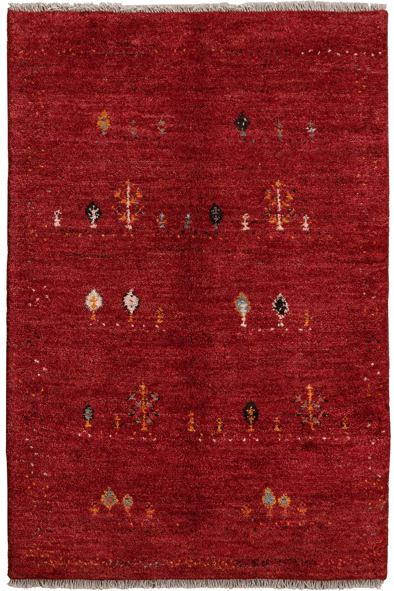 Gabbeh Sonnat · Handgeknüpft – Bunt, 143x94 cm