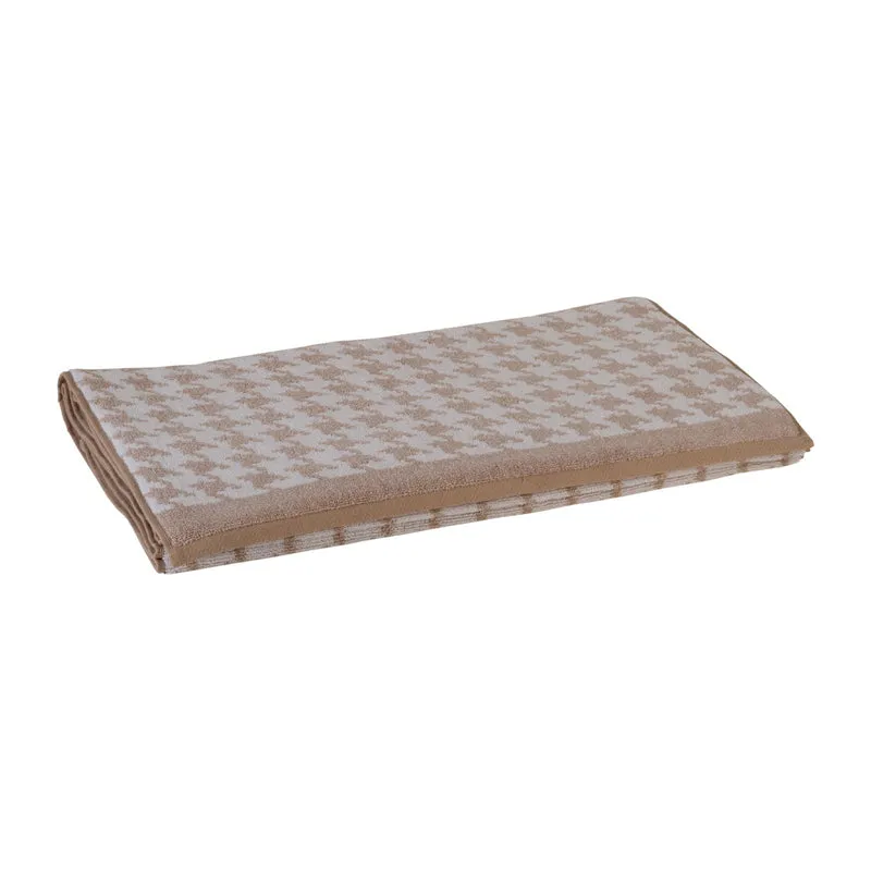 Telo Bagno pied poule Moderno in Cotone 550 gr/mq