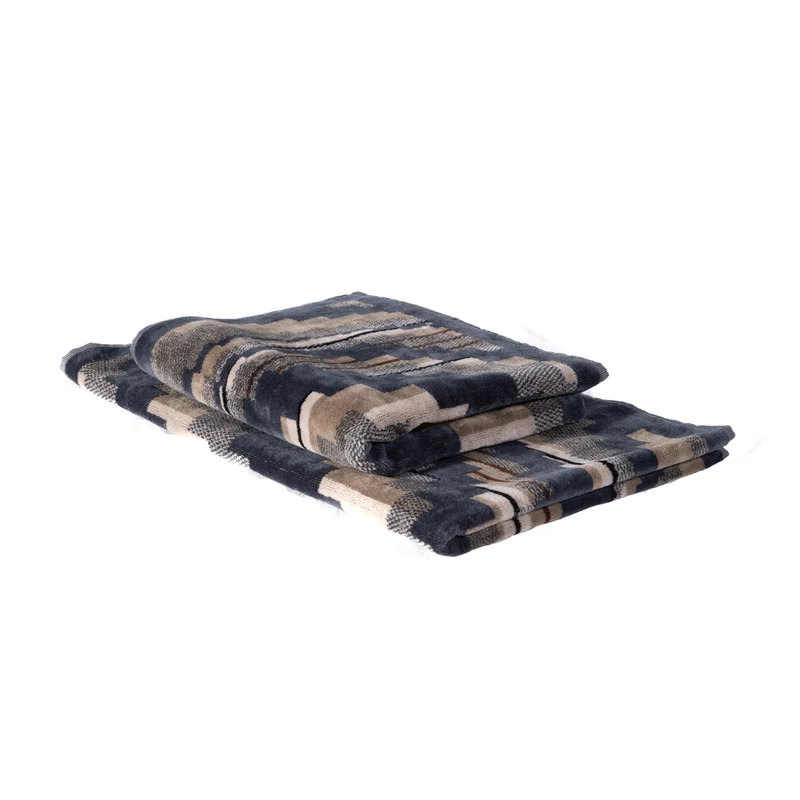 Asciugamano con Ospite bowery Moderno in Spugna 450 gr/mq