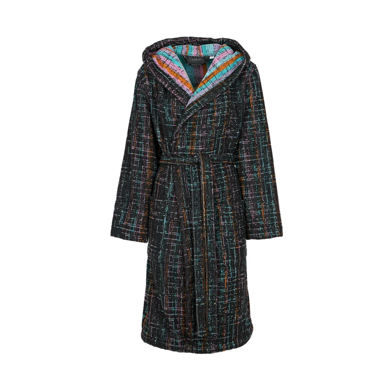 Accappatoio con Cappuccio fashion Moderno in Spugna 380 gr/mq